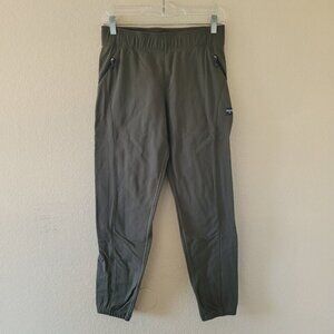 Rhone Joggers Sweatpants Pants Womens Sz Small Green Fleece Active Casual Pocket